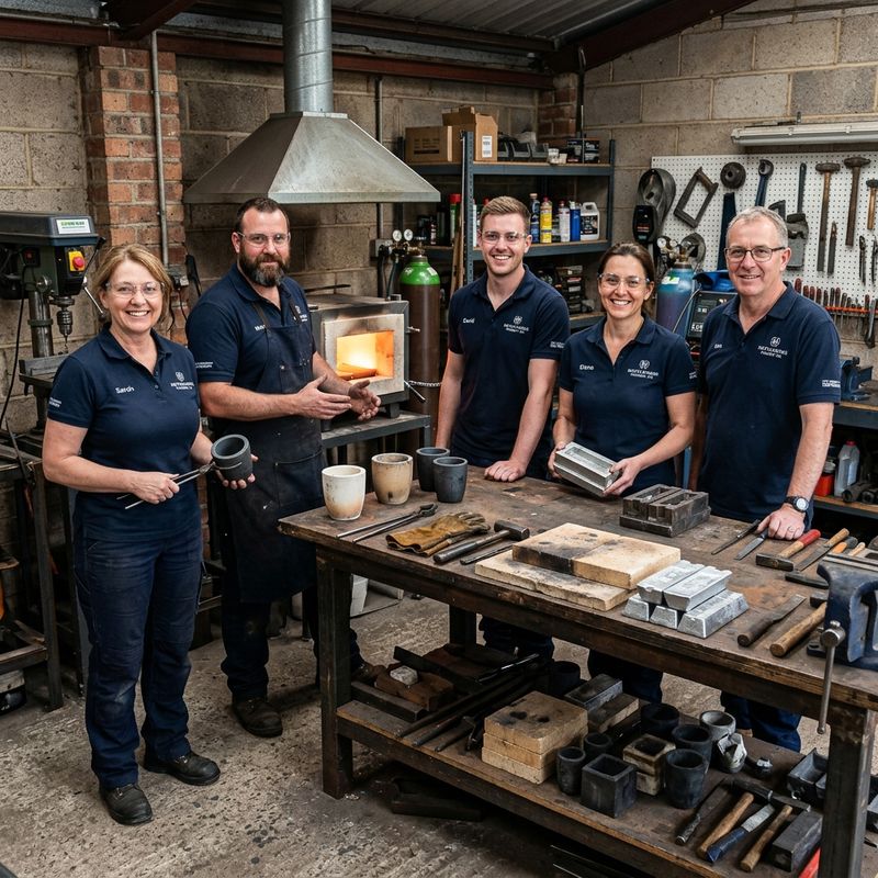Molten Masters home foundry workshop