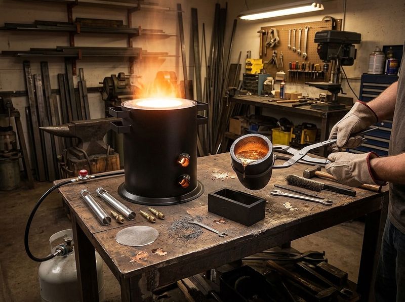 Melt a Full Brass Charge in a Single Heat Cycle