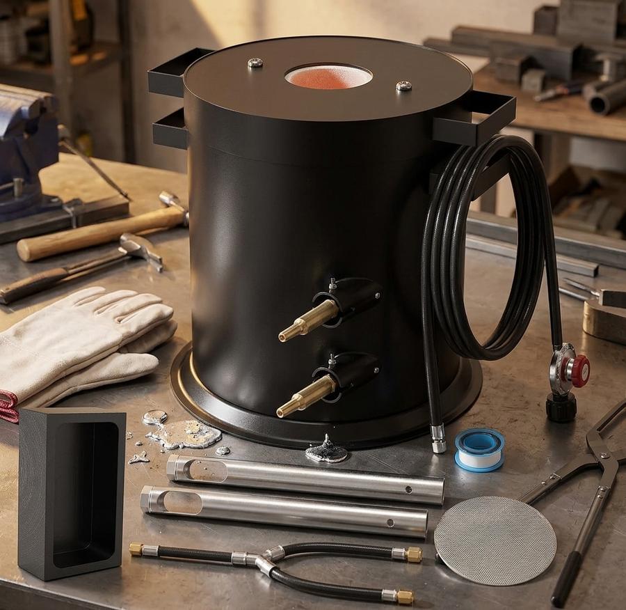 Melt Whatever the Project Calls For, Gold Through Scrap Aluminum